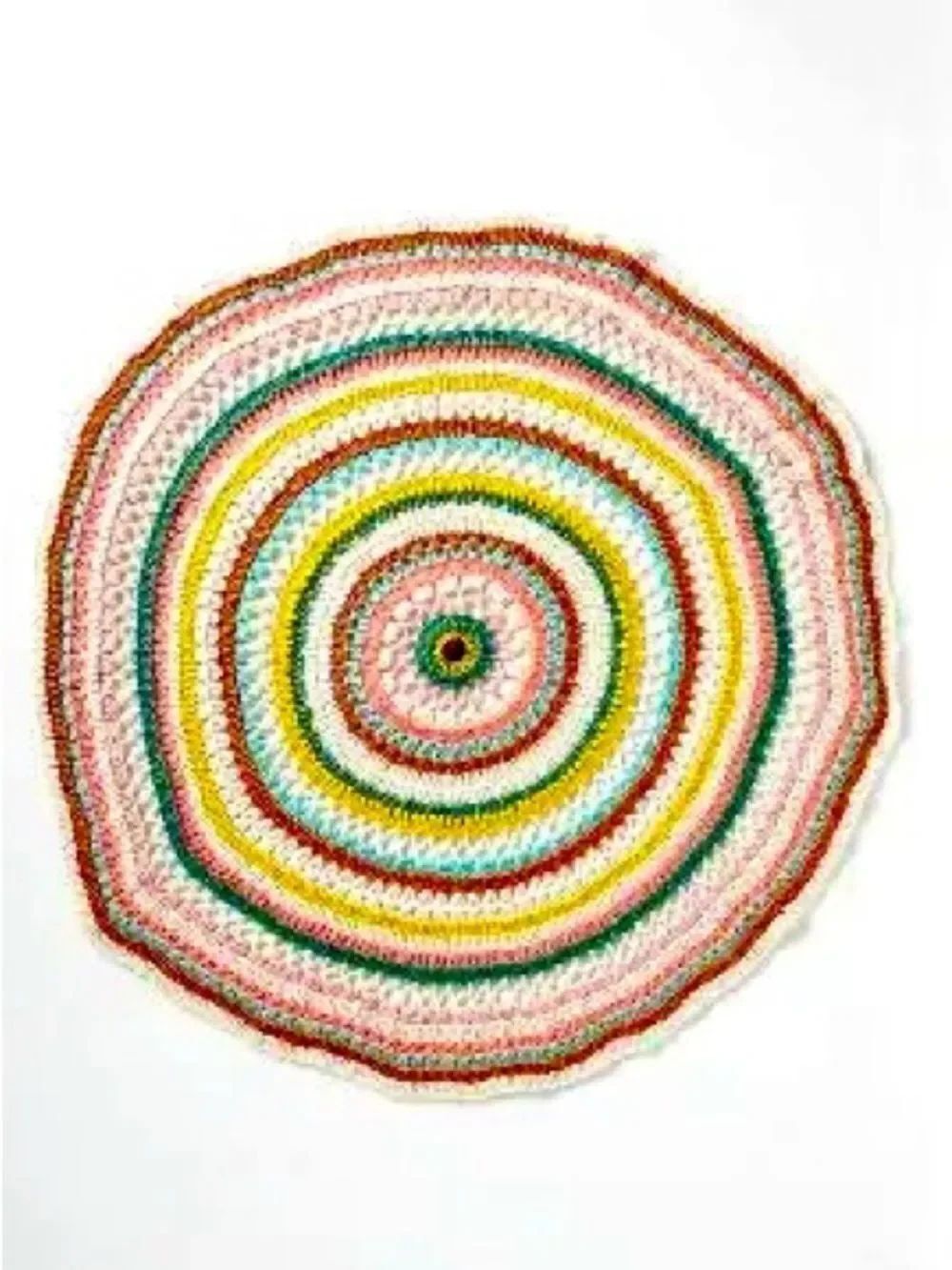 Anthropologie Hand- Crocheted Alexis Throw Blanket NWT